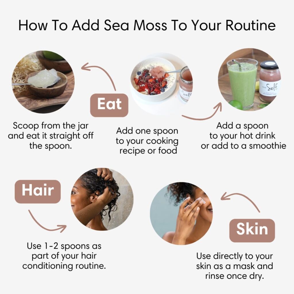 How to incorporate sea moss into your diet